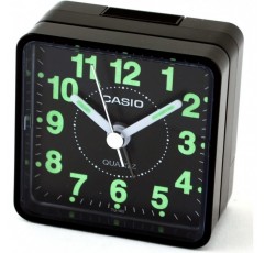CASIO TQ140 여행용 알람 시계 - 블랙(제조업체에서 단종)
