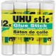 UHU Stic Permanent Clear Application Glue Stick, 0.29 oz, 팩당 12개 (99450) : 사무용품