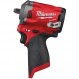 Milwaukee M12 FIW38-0 4933464612 임팩트 렌치, 12V 리튬 이온, 3/8, 정사각형 - M12FIW38-0, 12V, 검정/빨간색