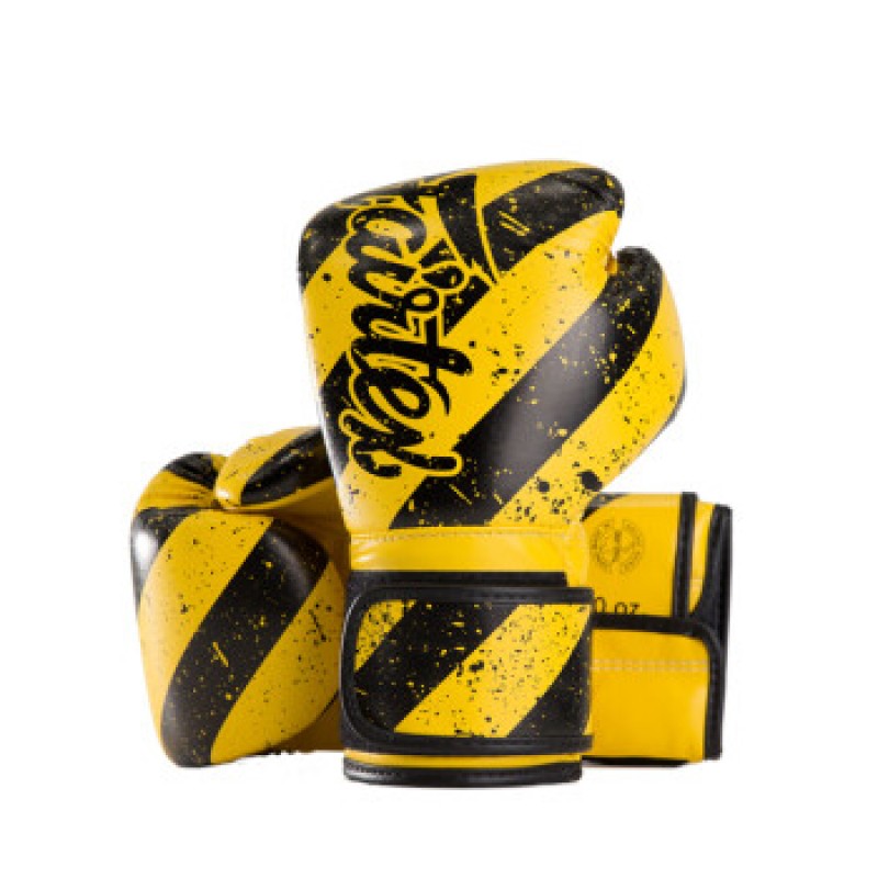 fairtex 페어텍스 BGV14Y 태국 복싱 글러브 블랙 옐로우 8oz