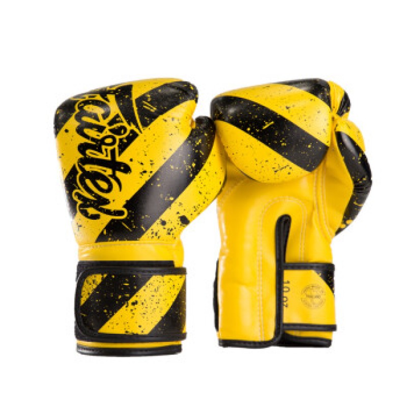 fairtex 페어텍스 BGV14Y 태국 복싱 글러브 블랙 옐로우 8oz