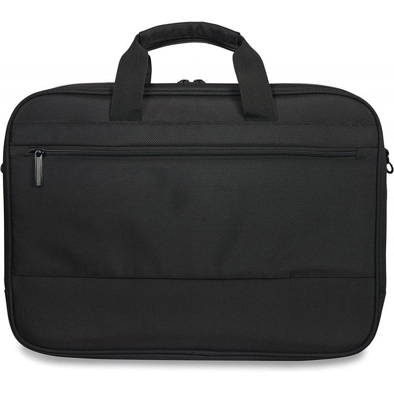 Samsonite Classic 2.0, 블랙, 17인치 2칸 서류 가방, 브리프 케이스