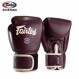 Fairtex 태국 소가죽 권투 글러브 복싱 훈련 휘트니스 글러브 BGV16 밤색 12온스