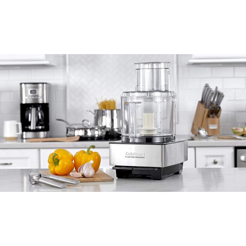 Cuisinart DFP-14BCNY 14컵 푸드 프로세서 맞춤형, 브러시드 스테인리스