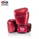 Fairtex 태국 권투 장갑 한정판 복싱 훈련 산다 성인 글로브 BGV22 레드 10oz