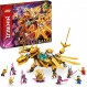 레고 71774 닌자고 로이드의 황금 울트라 드래곤 장난감, 머리가 4개인 대형 피규어 블레이드 윙과 미니피겨 9개, 어린이용 액션 장난감