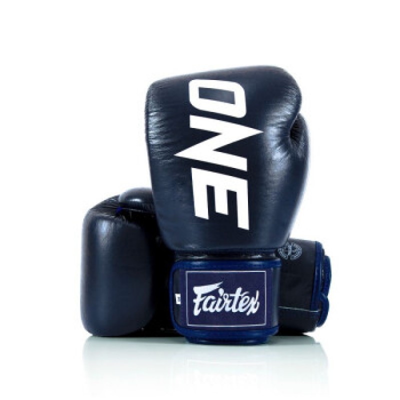 Fairtex 태국 권투 훈련 들러브 BGV1-ONE 블루 12oz