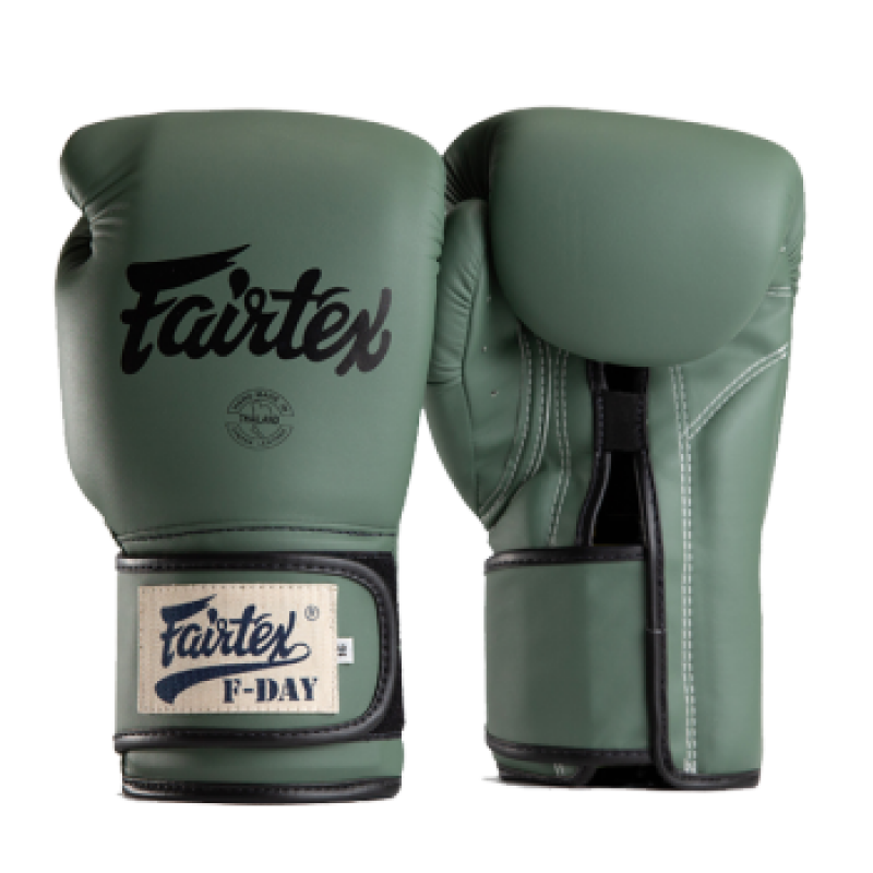 Fairtex 태국 권투 장갑 산다 볷싱 BGV11 손목 확장 글러브 녹색 10oz