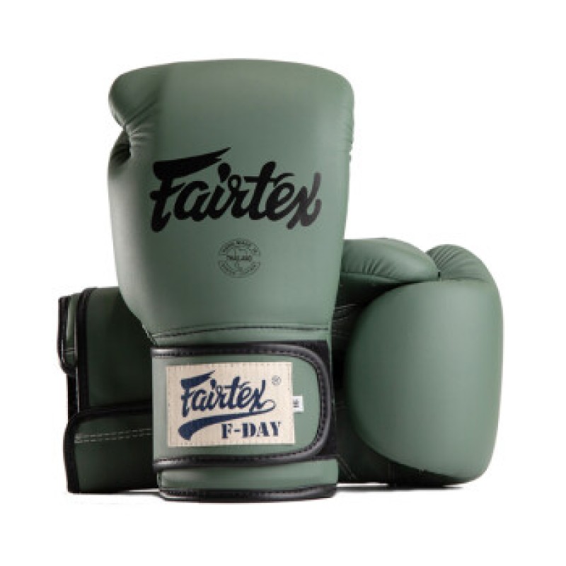 Fairtex 태국 권투 장갑 산다 볷싱 BGV11 손목 확장 글러브 녹색 10oz