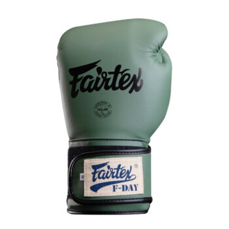 Fairtex 태국 권투 장갑 산다 볷싱 BGV11 손목 확장 글러브 녹색 10oz