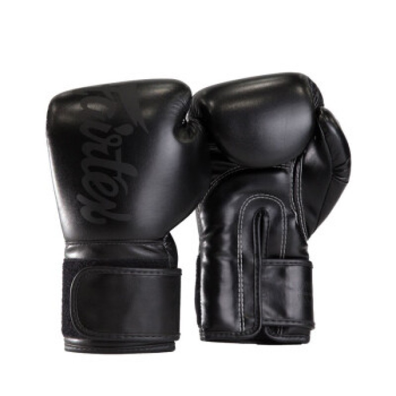 Fairtex 태국 복싱 글러브 BGV14SB 산다  훈련 장갑 블랙 12온스