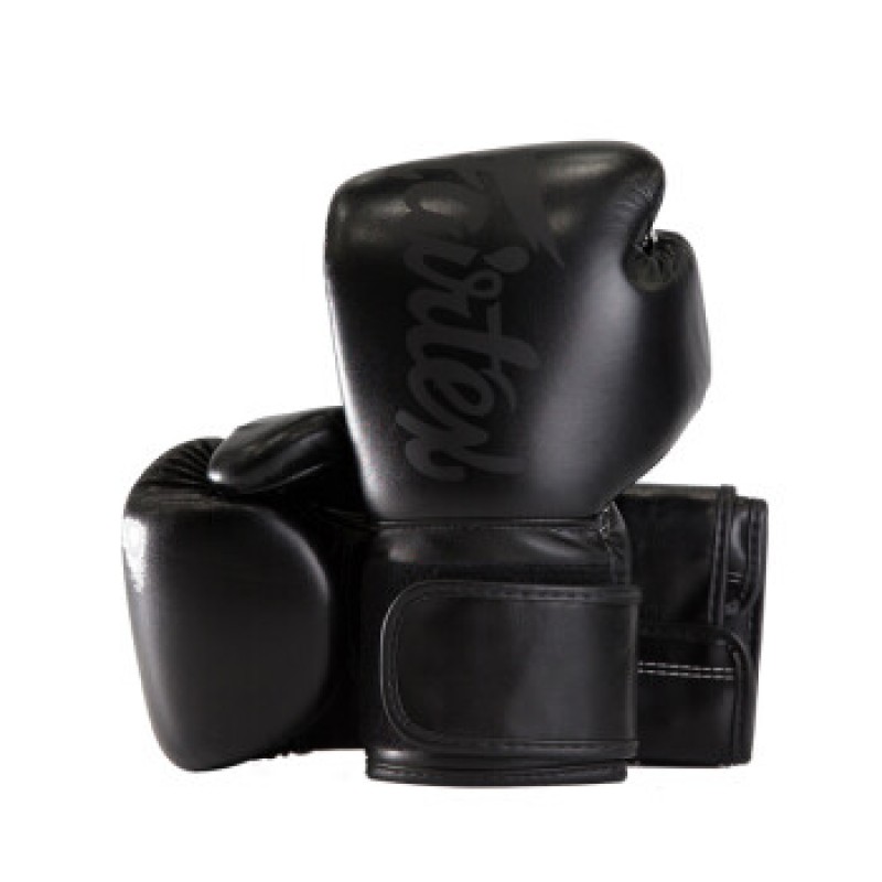 Fairtex 태국 복싱 글러브 BGV14SB 산다  훈련 장갑 블랙 12온스