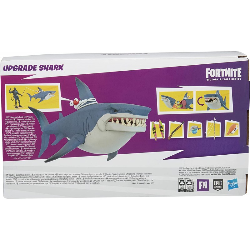 FORTNITE Hasbro Victory Royale Series Upgrade Shark Collectible Action Figure with 액세서리 - 8세 이상, 6인치: 장난감 및 게임