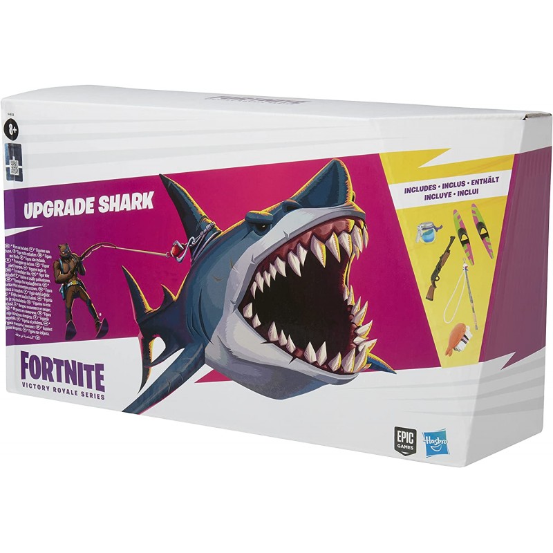 FORTNITE Hasbro Victory Royale Series Upgrade Shark Collectible Action Figure with 액세서리 - 8세 이상, 6인치: 장난감 및 게임