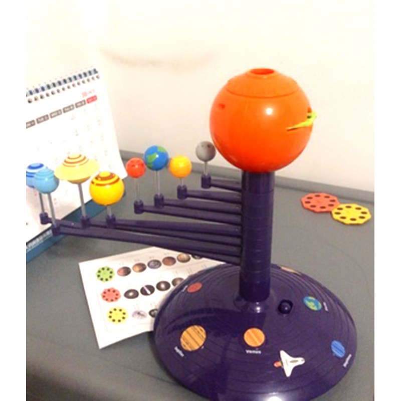 태양계 중국어  영어 음성 조기 교육 프로젝터 입체 천문학 장난감