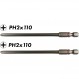 VESSEL BC35 PH2x110 드라이버 비트 PH2(JIS) 110mm