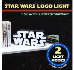 Paladone Star Wars 로고 라이트, 벽걸이형 및 독립형, 공식 라이선스 상품 PP8024SW
