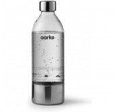 Aarke Carbonator II Water Carbonator PET 병 스테인레스 스틸 요소 소다 탄산수 1 리터 실버