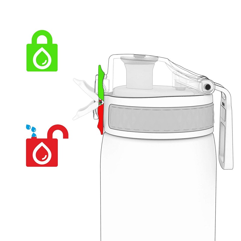 Ion8 이온8 누출방지 키즈 물병 BPA 프리 350ml/12oz, 퍼플