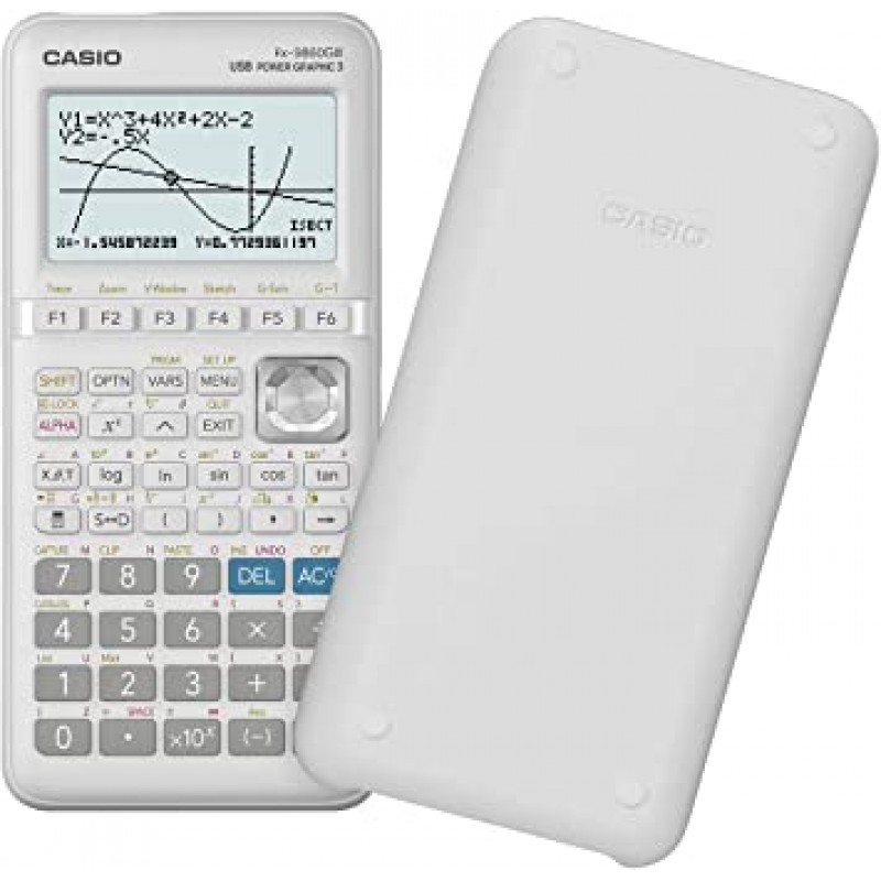 Casio 카시오 FX-9860GIII 그래프 계산기 메탈릭 실버 (21.2 x 91.5 x 184mm)