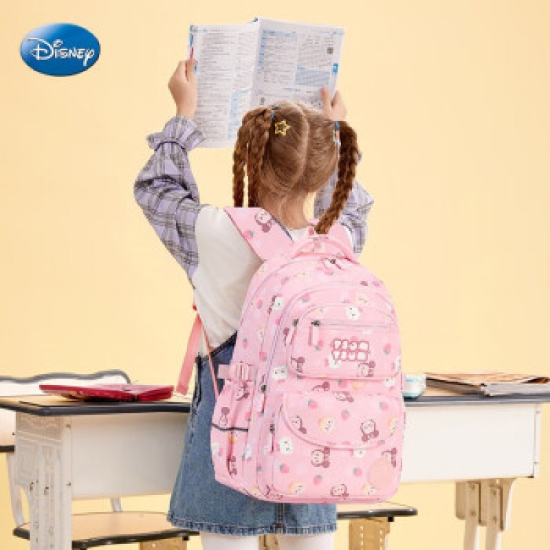 초딩 4~6 학년 초경량 방수 대용량 라지 핑크 책가방+보조가방