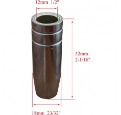 MB15 MIG CO2 용접 토치 원추형 노즐 & 실드 컵 & 가스 노즐 10pk