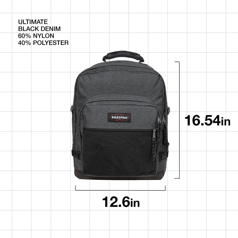 Eastpak Ultimate 백팩 42cm 42L, 블랙 데님