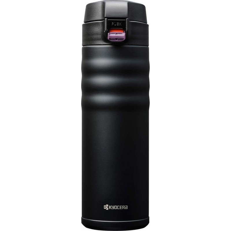 교세라 수통 500ml 세라믹 가공 원터치식 블랙 MB-17F BK