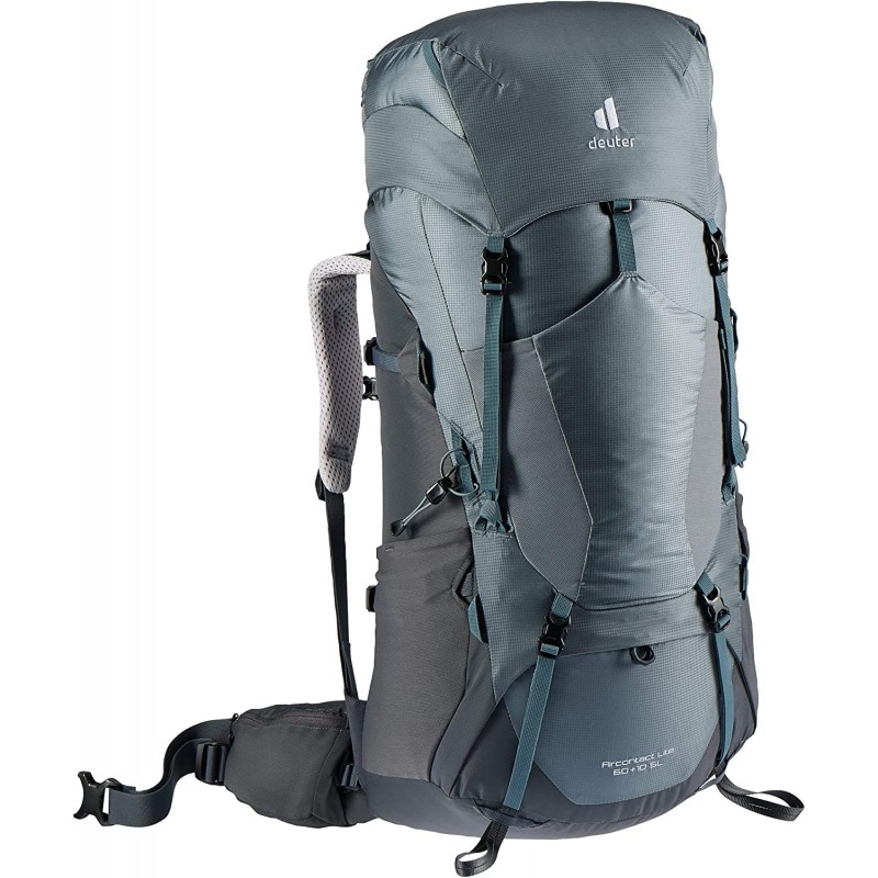 Deuter 여성용 Aircontact Lite 트레킹 백팩 SL, 셰일 흑연, 70L 스포츠 아웃도어