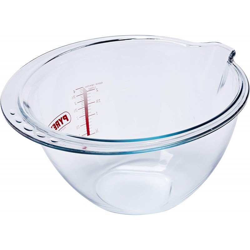 Pyrex 8021705 Jatte Expert Bowl 용량 4L2 - 8021705, 유리, 투명, 28cm