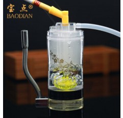 Baodian 분리형 물담뱃대 물 파이프 액세서리 색상랜덤