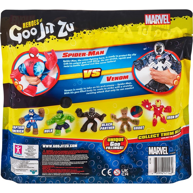 Heroes of Goo Jit Zu Licensed Marvel Versus Pack - 스파이더맨 vs 베놈 41146