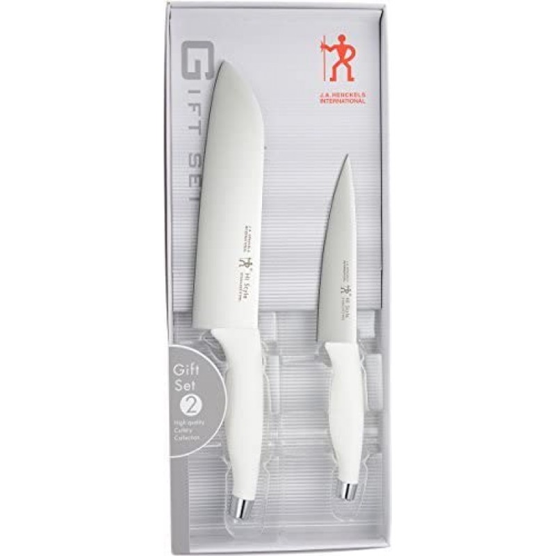 Henckels 헨켈루스 HI 스타일 미토쿠 페티 2pcs 세트 화이트 일본제