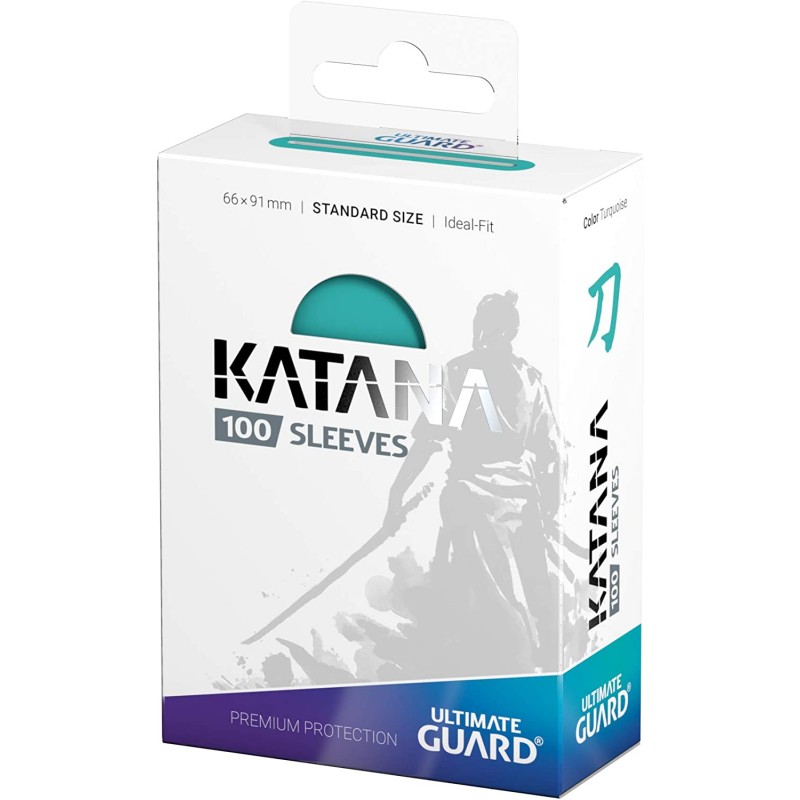 Ultimate Guard(얼티밋 가드) Katana 슬리브 표준 사이즈 100장 카드 슬리브 터키석