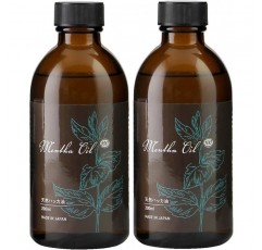 천연 박하유 100% 일본제 대용량 200mL 2개 세트 Mentha Oil 100