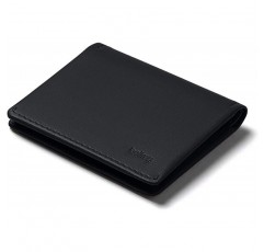 Bellroy Slim Sleeve 슬림 가죽 반지갑 얇은 2단 디자인 - 블랙