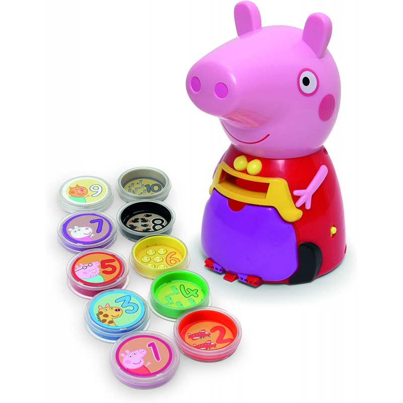 Peppa Pig PP11 대화형 학습 및 아동발달 숫자 인식, 계산 - 10개의 재미있는 동전 싱글, 멀티 플레이