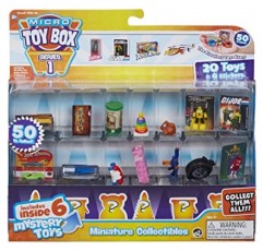 Micro Toybox COLLECTABLES 20 팩 - 다양한 스타일의 장난감 수집, 교환, 전시할 수 있는 미니 장난감