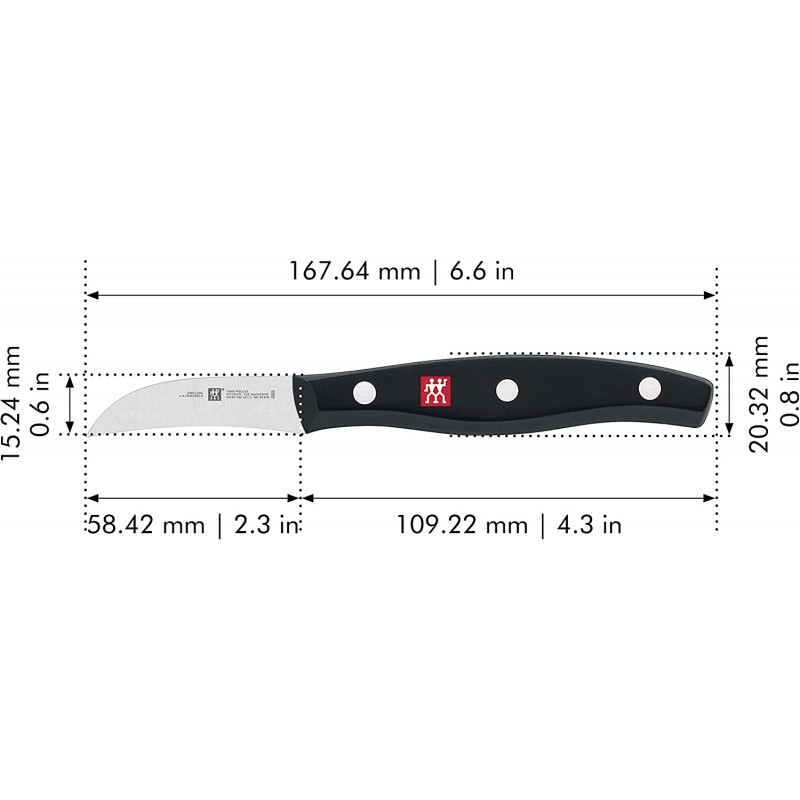 ZWILLING 트윈 시그니처 2.75인치 새 부리 필링 저먼 나이프