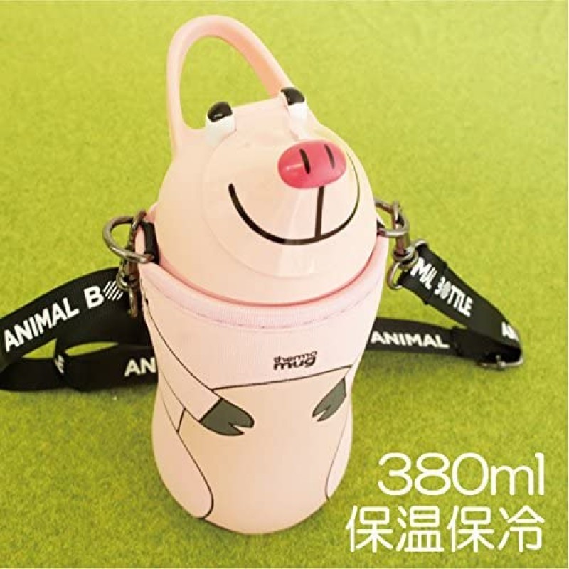 THERMO MUG 쿨 스포츠 병 핑크 380ml Animal Bottle (애니멀 병) AM18-38