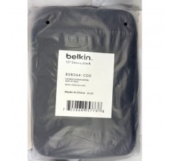 벨킨 BELKIN 슬림 보호 슬리브 휴대 손잡이 및 크롬북 넷북 및 노트북 백 최대 13인치 블랙