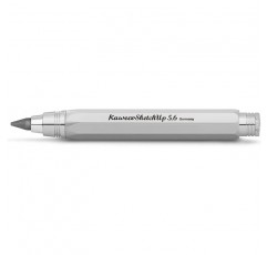 Kaweco Sketch Up 5.6mm 5B 리드 연필 솔리드 메탈 8각형 8면 디자인 I 기계식 리드 연필 리필형 실버