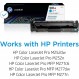 HP CF401A 201A LaserJet 토너 카트리지, 시안색, 단일 팩 시안색 표준