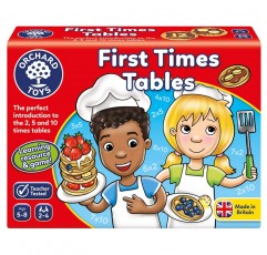 Orchard Toys First Times Tables Game, 2, 5, 10번의 테이블 5-8세 아이 교육용 수학 게임