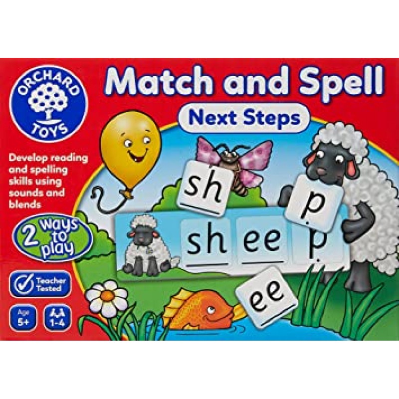 Orchard Toys Match and Spell Next Steps - 맞춤법 게임 소리와 혼합하여 파닉스와 단어 만들기