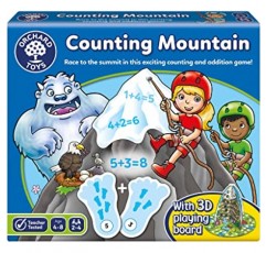 Orchard Toys Counting Mountain Game 교육용 수학 게임, 계산 및 더하기 개발, 4-8세 어린이