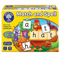 Orchard Toys Match and Spell 맞춤법 게임, 파닉스 및 단어 만들기