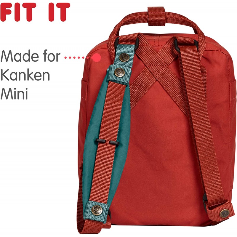 Fjallraven, 배낭용 Kanken 미니 어깨 패드, 프로스트 그린