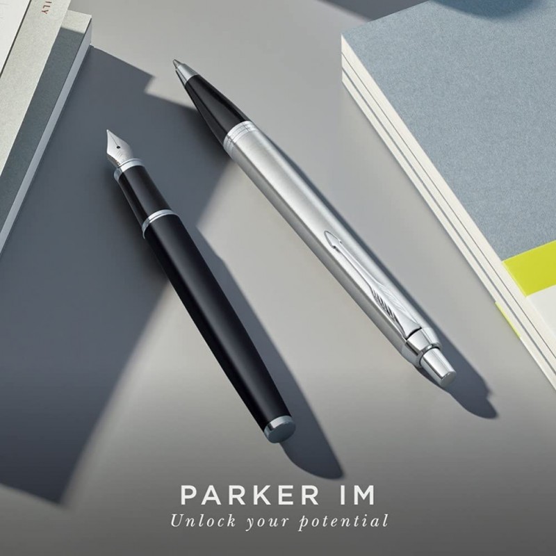 PARKER 파커 공식 파커·IM 유성 볼펜 럭셔리 브랜드 선물 매트 블랙 CT 2143442