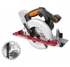 웍스 EXACTRACK WX530.9 무선 충전식 전동 원형 톱 20V (본체만) - WORX